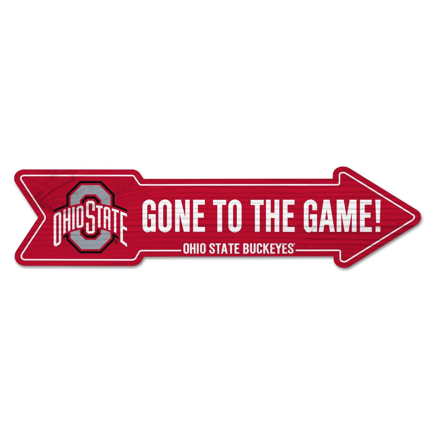 Ohio State Buckeyes Sign 6x24 Wood Arrow Outdoor Decor - ToylandEU