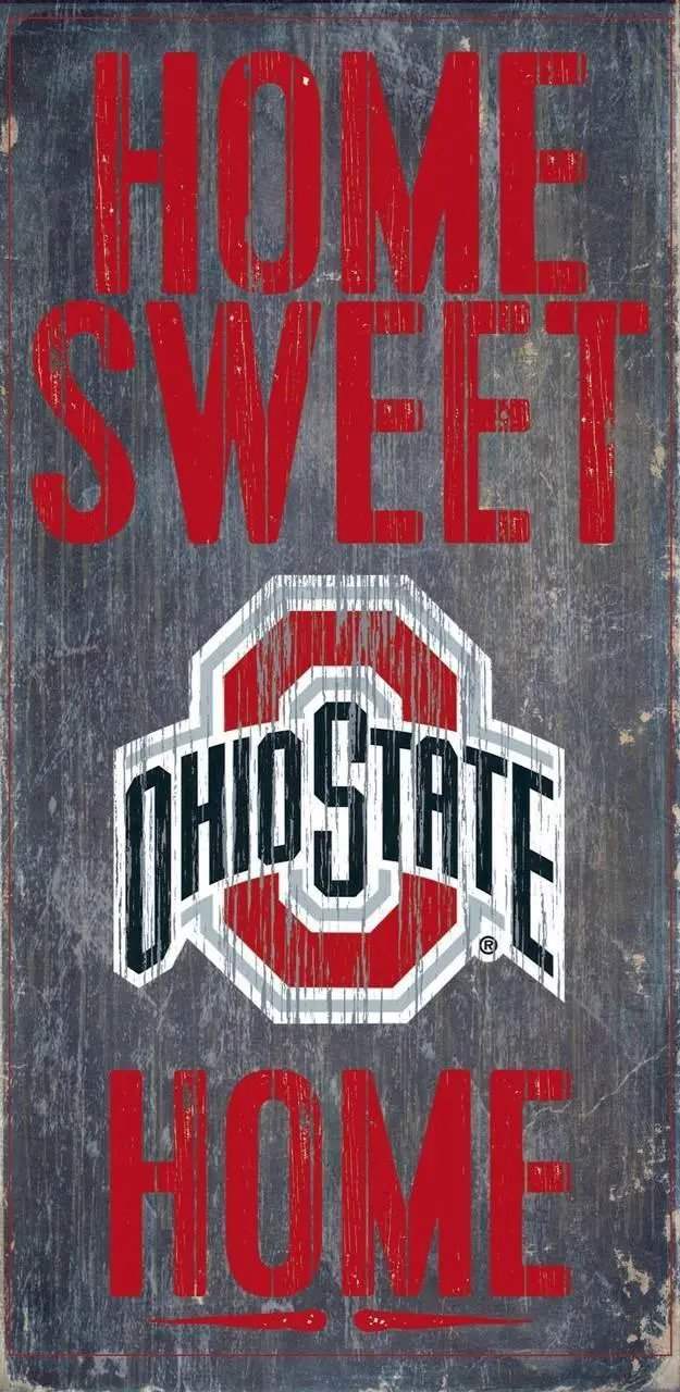  Ohio State Buckeyes Wood Sign Home Sweet Home 6x12 Inches -  ToylandEU™