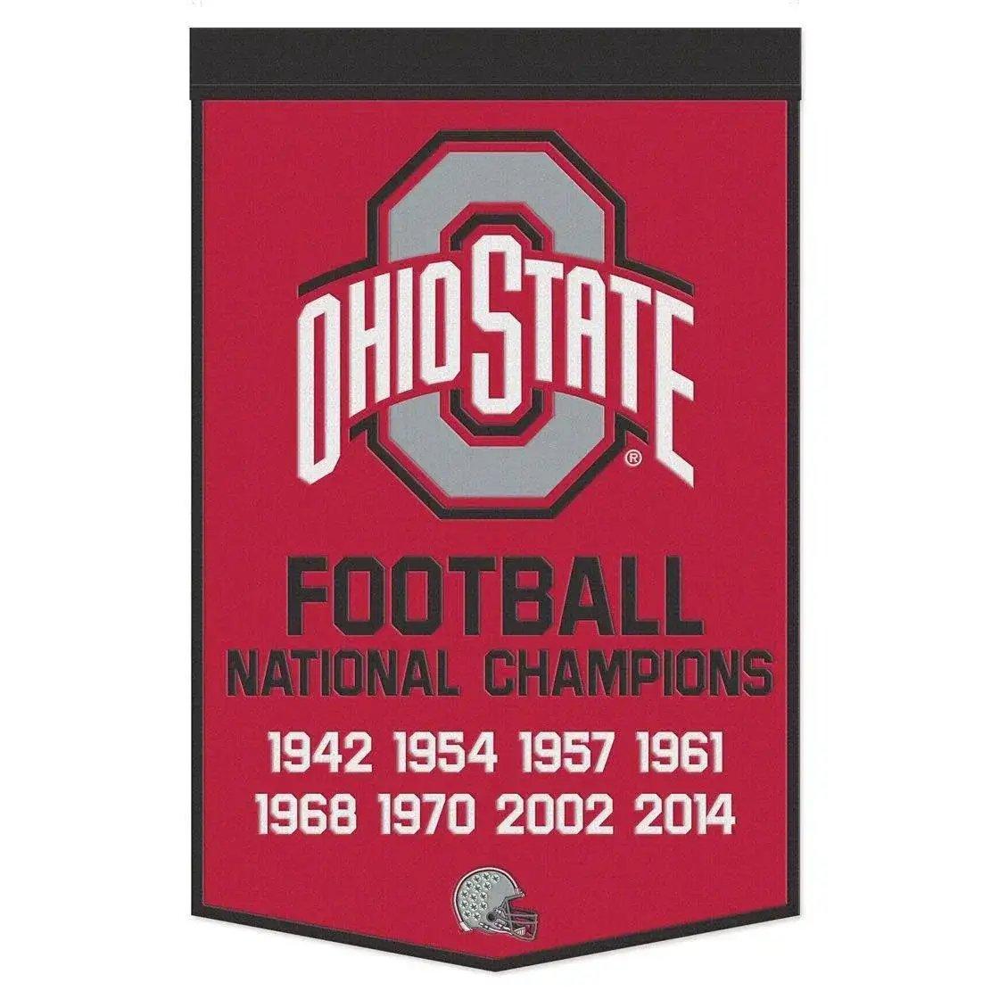  Ohio State Buckeyes Wool Banner 24x38 Dynasty Champ Design -  ToylandEU™