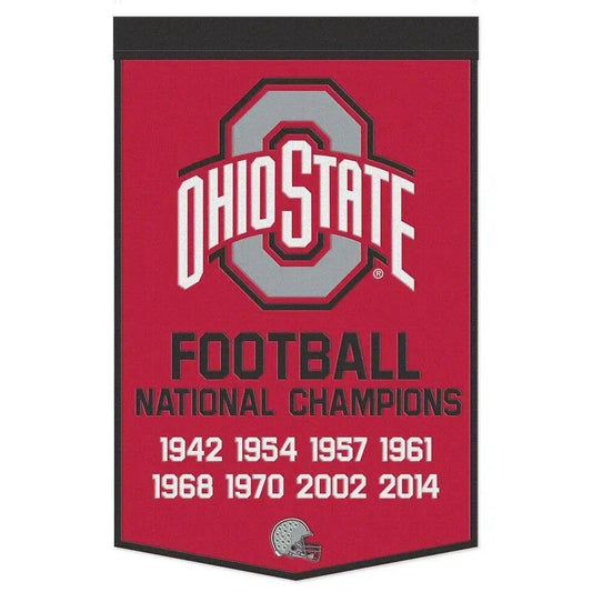  Ohio State Buckeyes Wool Banner 24x38 Dynasty Champ Design -  ToylandEU™