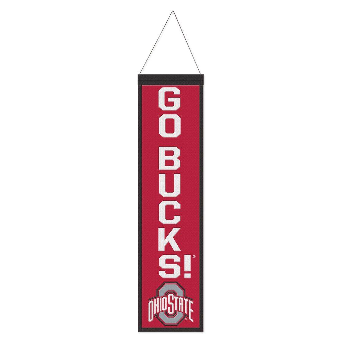 Ohio State Buckeyes Wool Banner 8x32 Heritage Slogan - ToylandEU