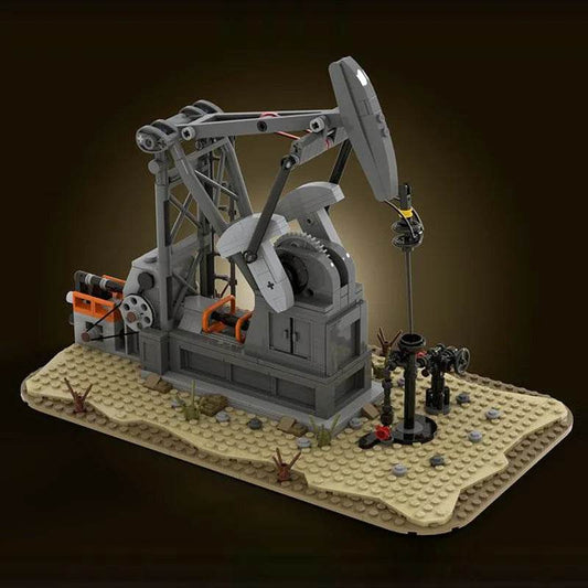 Oil Derrick Rig Building Blocks Kit STEM Toy for Kids 6 Up - ToylandEU