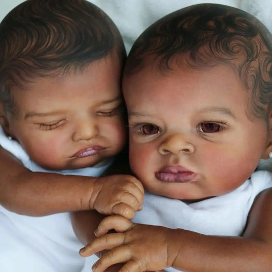  Oil Painted Dark Skin Reborn Doll Limited Rosalie 45cm -  ToylandEU™