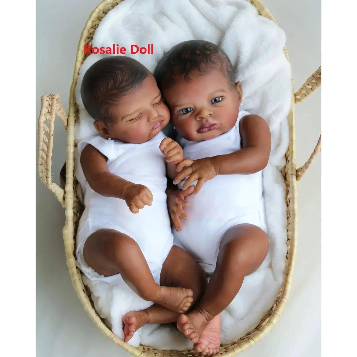  Oil Painted Dark Skin Reborn Doll Limited Rosalie 45cm -  ToylandEU™