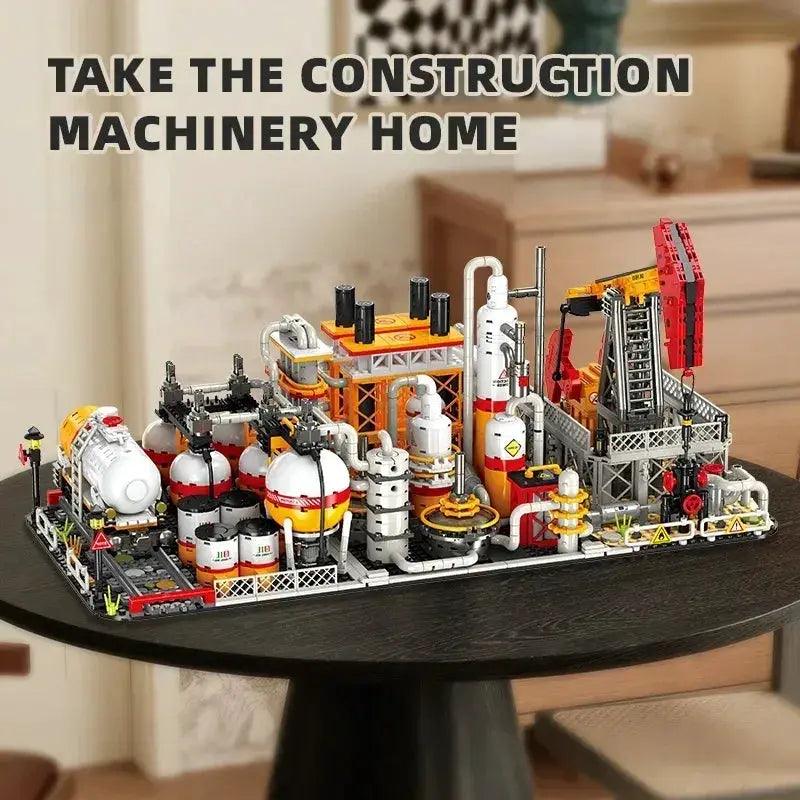  Oil Refinery Building Block Set Lego Compatible STEM -  ToylandEU™