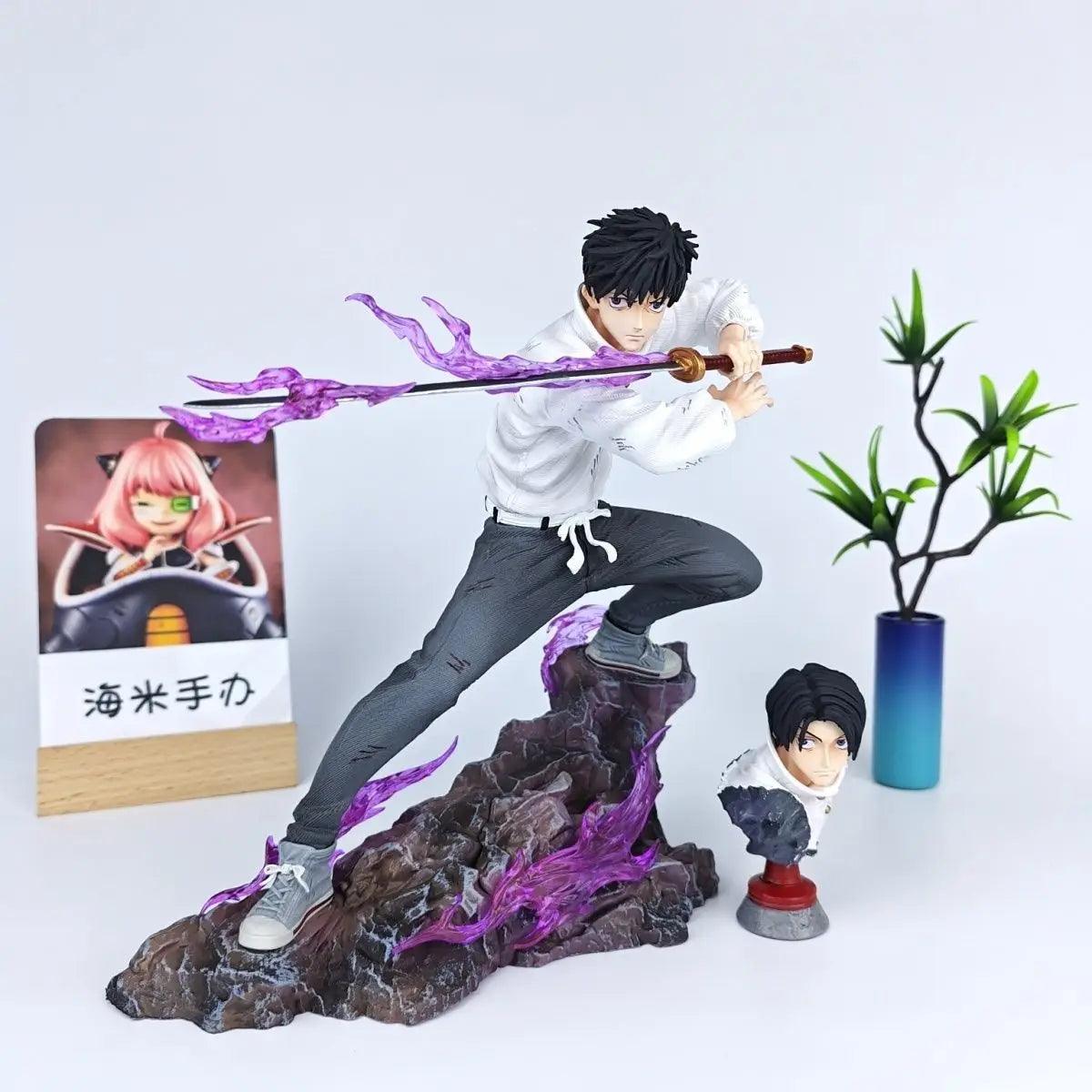  Okkotsu Yuta Two Heads Anime Figurines, Jujutsu Kaisen Figures PVC Statue 22 CM 