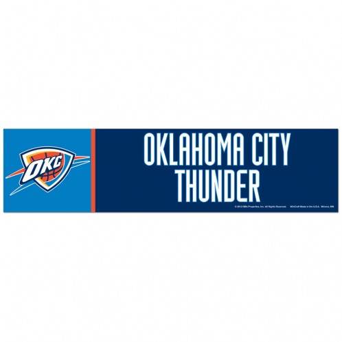 Oklahoma City Thunder Decal 3x12 Bumper Strip Licensed - ToylandEU