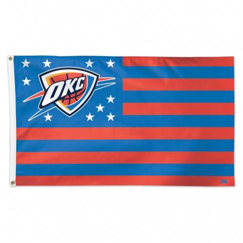Oklahoma City Thunder Flag 3x5 Stars And Stripes Design - ToylandEU