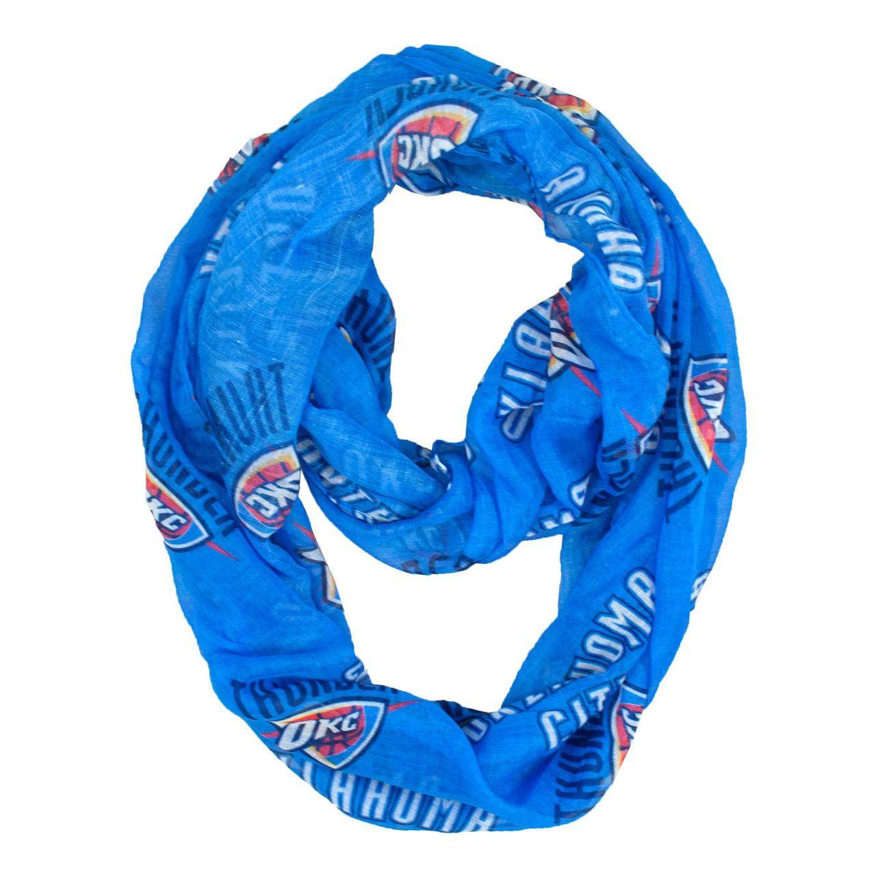 Oklahoma City Thunder Infinity Scarf Lightweight Team Logo - ToylandEU