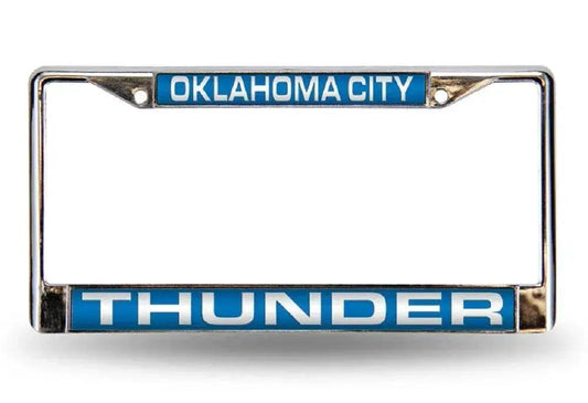  Oklahoma City Thunder License Plate Frame Chrome Blue Rico -  ToylandEU™