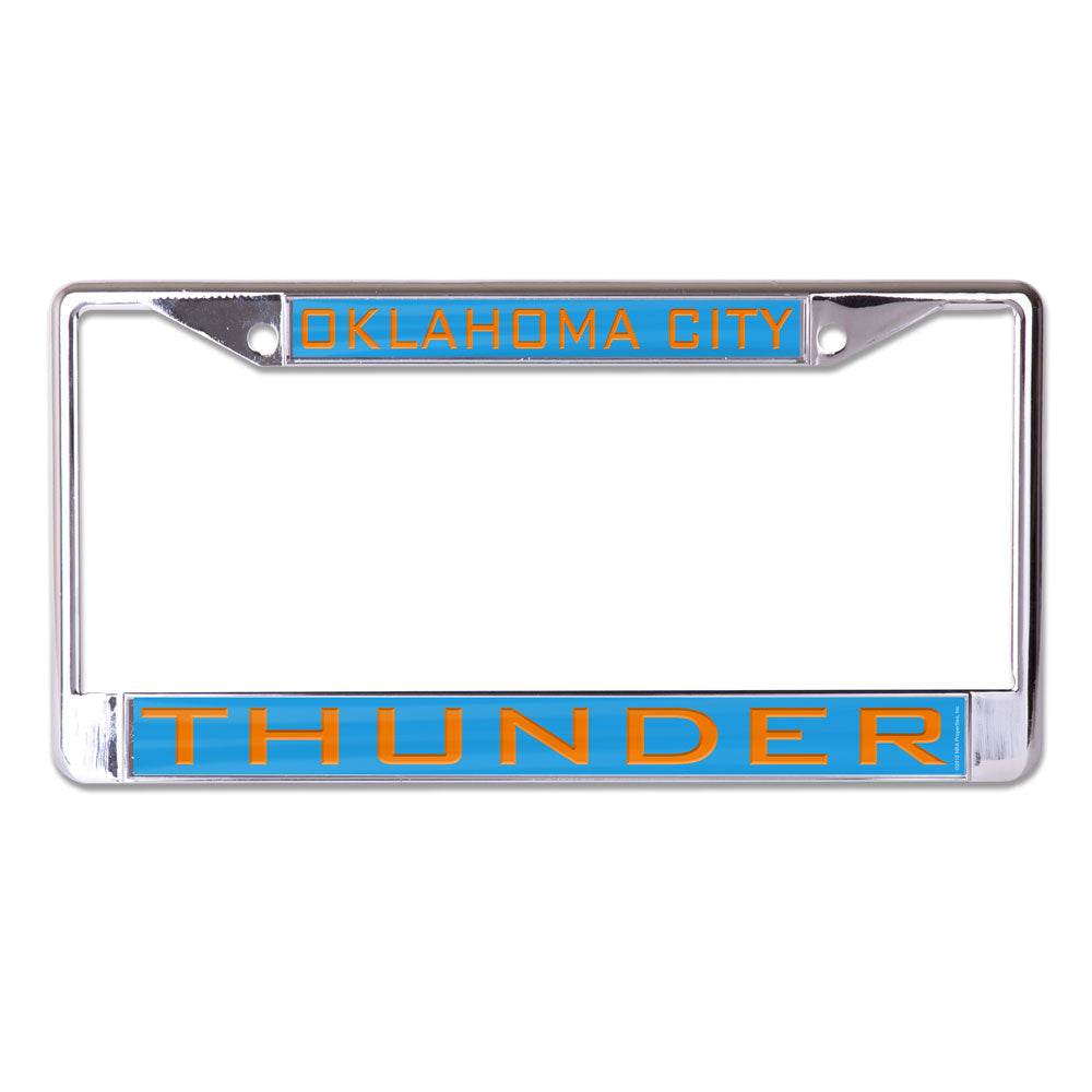 Oklahoma City Thunder License Plate Frame Inlaid Design - ToylandEU