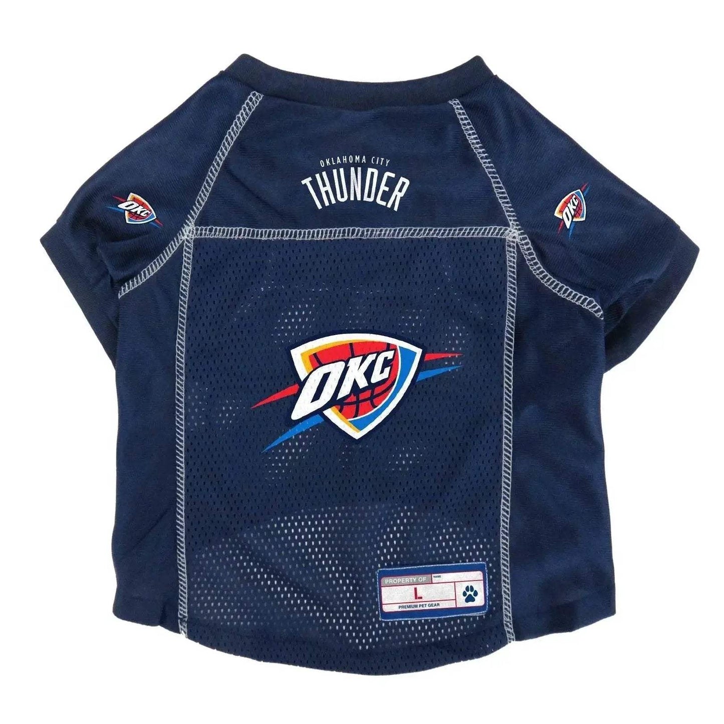  Oklahoma City Thunder Pet Jersey Size L Dazzle Fabric -  ToylandEU™