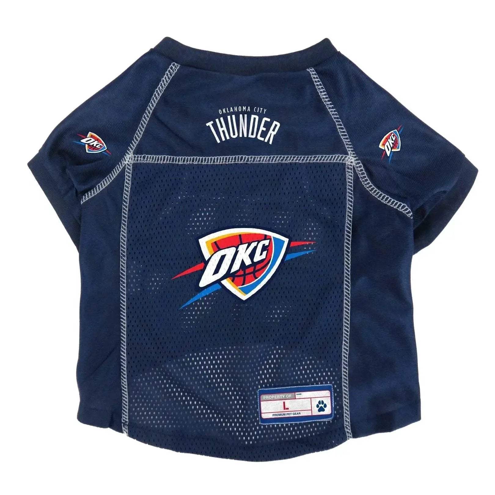  Oklahoma City Thunder Pet Jersey Size L Dazzle Fabric -  ToylandEU™