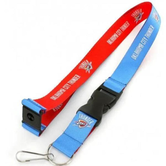  Oklahoma City Thunder Reversible Lanyard Aminco Clip -  ToylandEU™