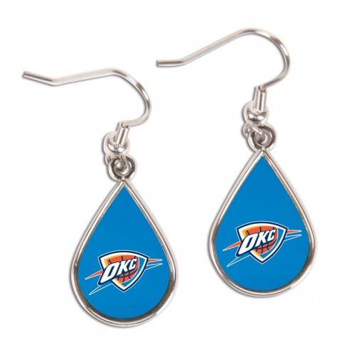 Oklahoma City Thunder Tear Drop Earrings Special Order - ToylandEU