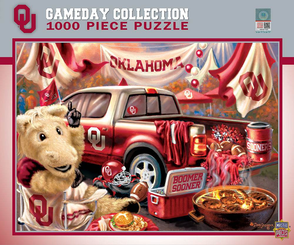 Oklahoma Sooners 1000 Piece Gameday Puzzle Design Edition - ToylandEU