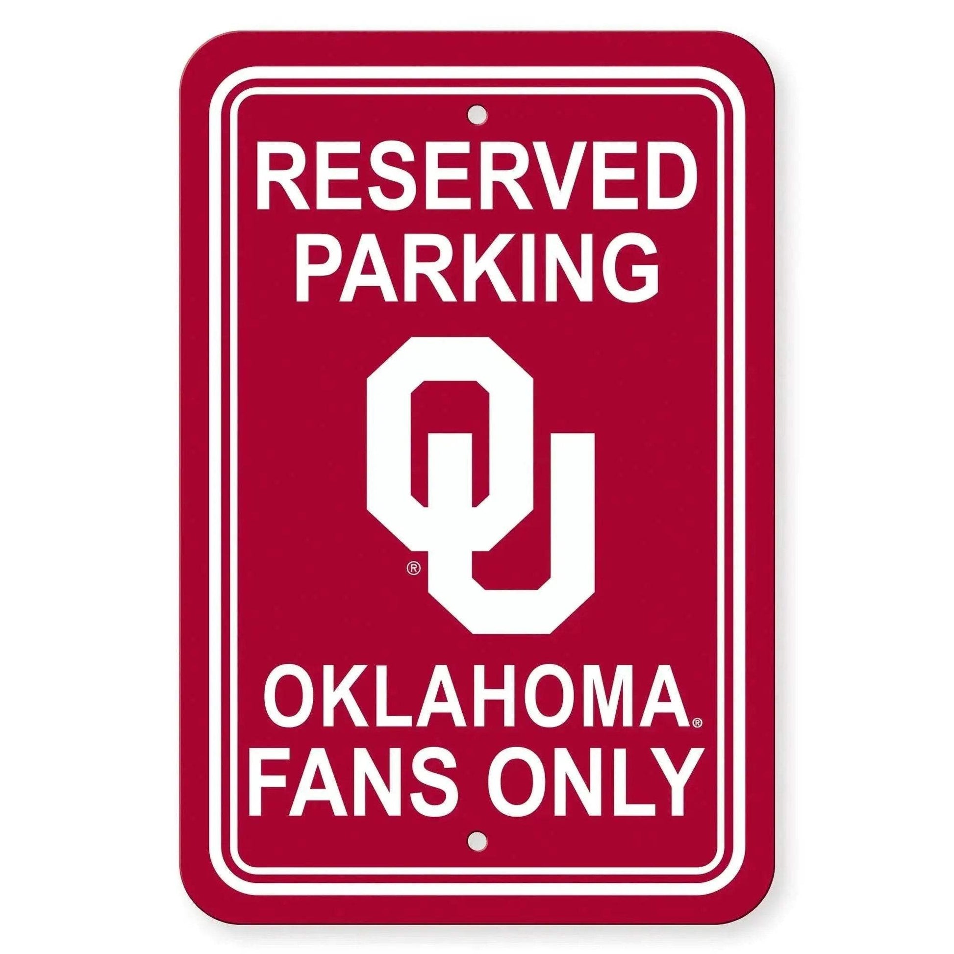  Oklahoma Sooners 12x18 Plastic Reserved Parking Sign -  ToylandEU™