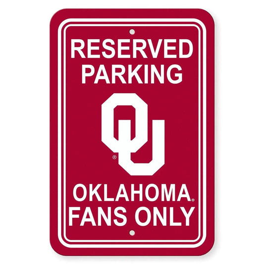  Oklahoma Sooners 12x18 Plastic Reserved Parking Sign -  ToylandEU™