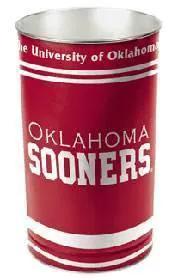  Oklahoma Sooners 15 Inch Metal Wastebasket Trash Can -  ToylandEU™