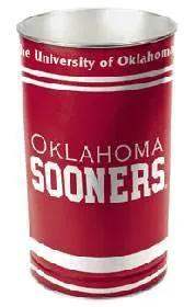  Oklahoma Sooners 15 Inch Metal Wastebasket Trash Can -  ToylandEU™