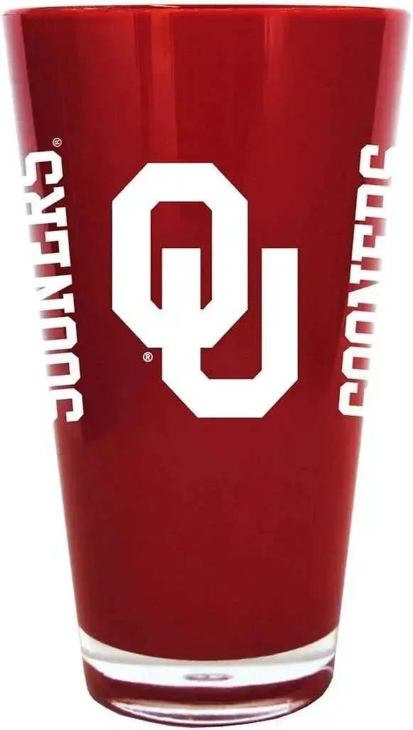  Oklahoma Sooners 20oz Insulated Plastic Pint Glass BPA Free -  ToylandEU™