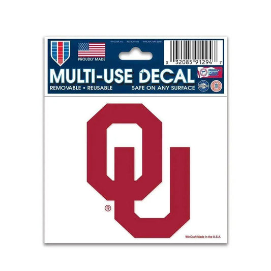  Oklahoma Sooners 3x4 Outdoor Vinyl Decal Multi Use -  ToylandEU™