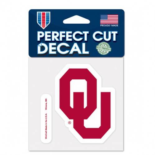Oklahoma Sooners 4x4 Decal Perfect Cut Color Outdoor Vinyl - ToylandEU