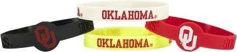 Oklahoma Sooners Bracelets 4 Pack Silicone Official -  ToylandEU™