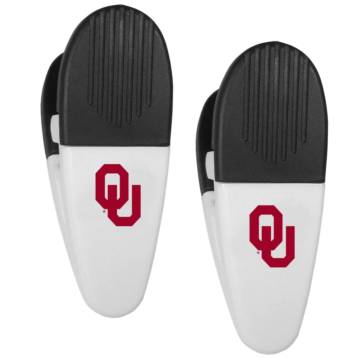 Oklahoma Sooners Chip Clips 2 Pack Magnetic Kitchen Clips - ToylandEU