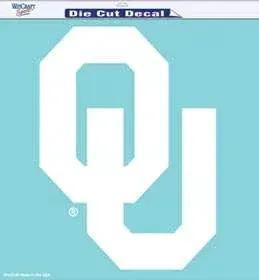  Oklahoma Sooners Decal 8x8 Die Cut White -  ToylandEU™