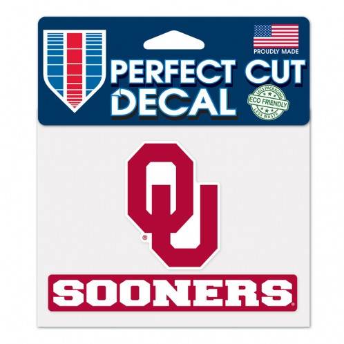 Oklahoma Sooners Decal Perfect Cut Color Special Order - ToylandEU
