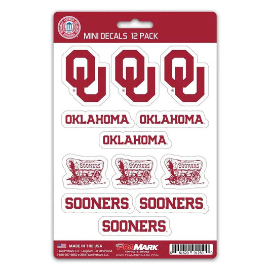  Oklahoma Sooners Decal Set Mini 12 Pack Premium Vinyl -  ToylandEU™