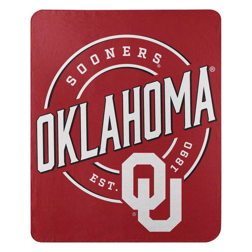 Oklahoma Sooners Fleece Blanket 50x60 Campaign Design - ToylandEU