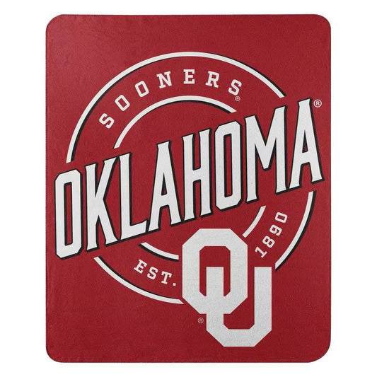 Oklahoma Sooners Fleece Blanket 50x60 Campaign Design - ToylandEU