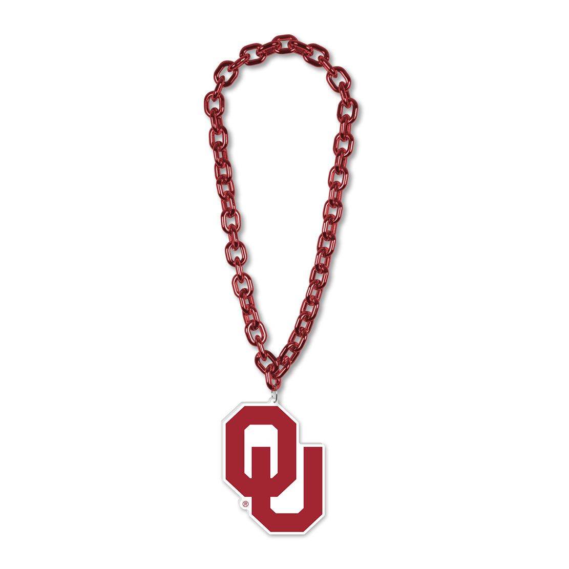 Oklahoma Sooners Foam Logo Necklace Big Fan Chain 38 Inch - ToylandEU