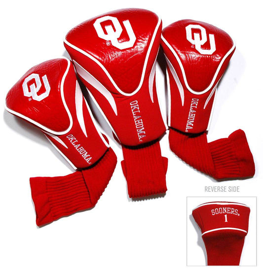 Oklahoma Sooners Golf 3 Piece Contour Headcover Set - ToylandEU