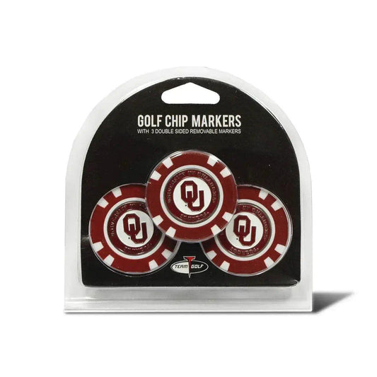  Oklahoma Sooners Golf Chip With Marker 3 Pack By Team Golf -  ToylandEU™