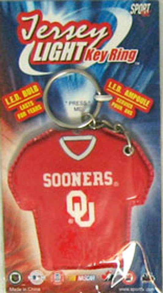 Oklahoma Sooners Jersey Keychain LED Keylight Fan Gift - ToylandEU