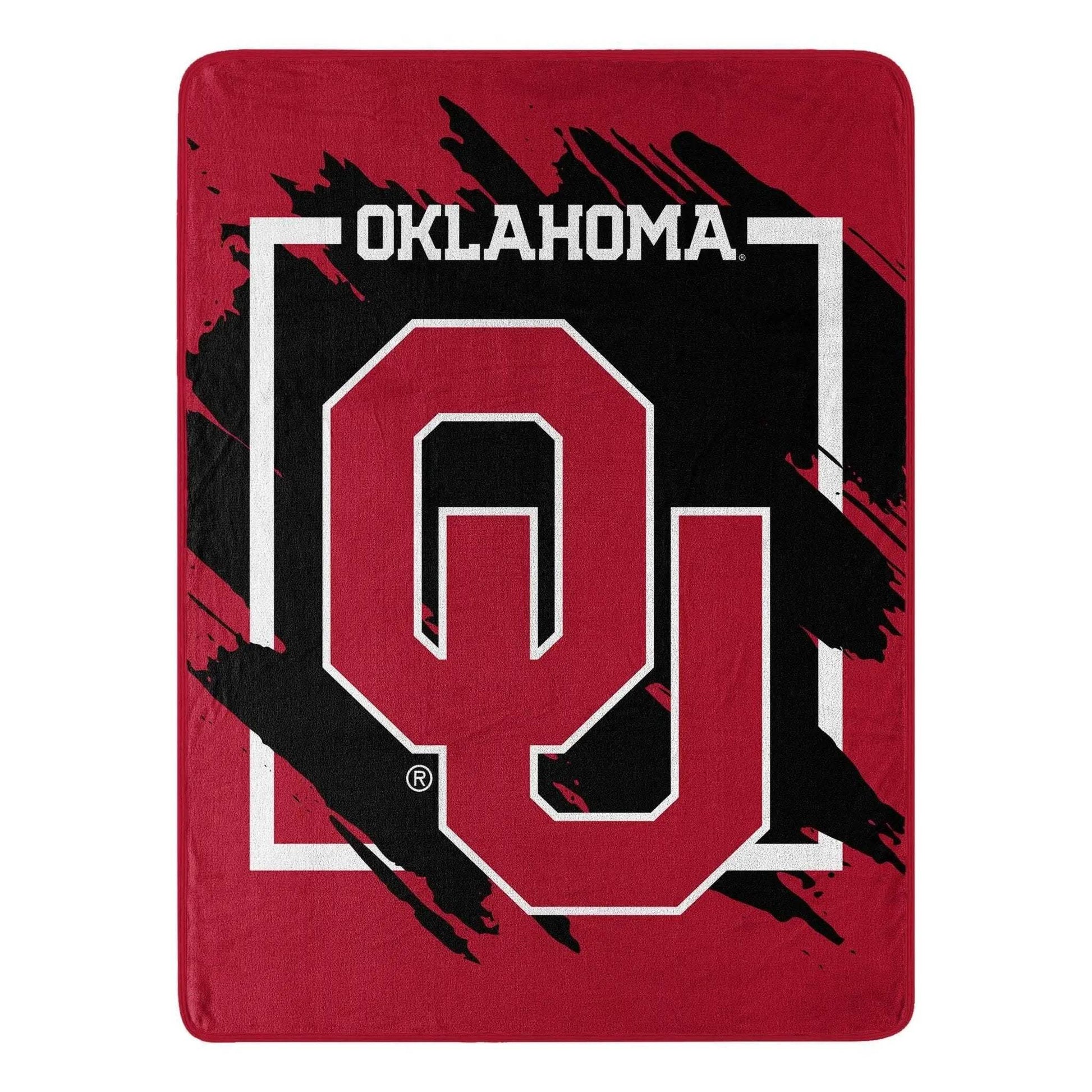  Oklahoma Sooners Micro Raschel Blanket 46x60 Dimensional -  ToylandEU™