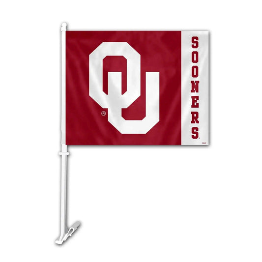  Oklahoma Sooners Official Car Flag Alternate Style Premium -  ToylandEU™
