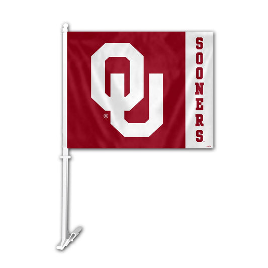 Oklahoma Sooners Official Car Flag Alternate Style Premium - ToylandEU