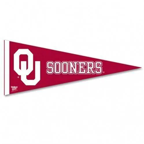  Oklahoma Sooners Pennant 12x30 Premium Wool Felt Style -  ToylandEU™