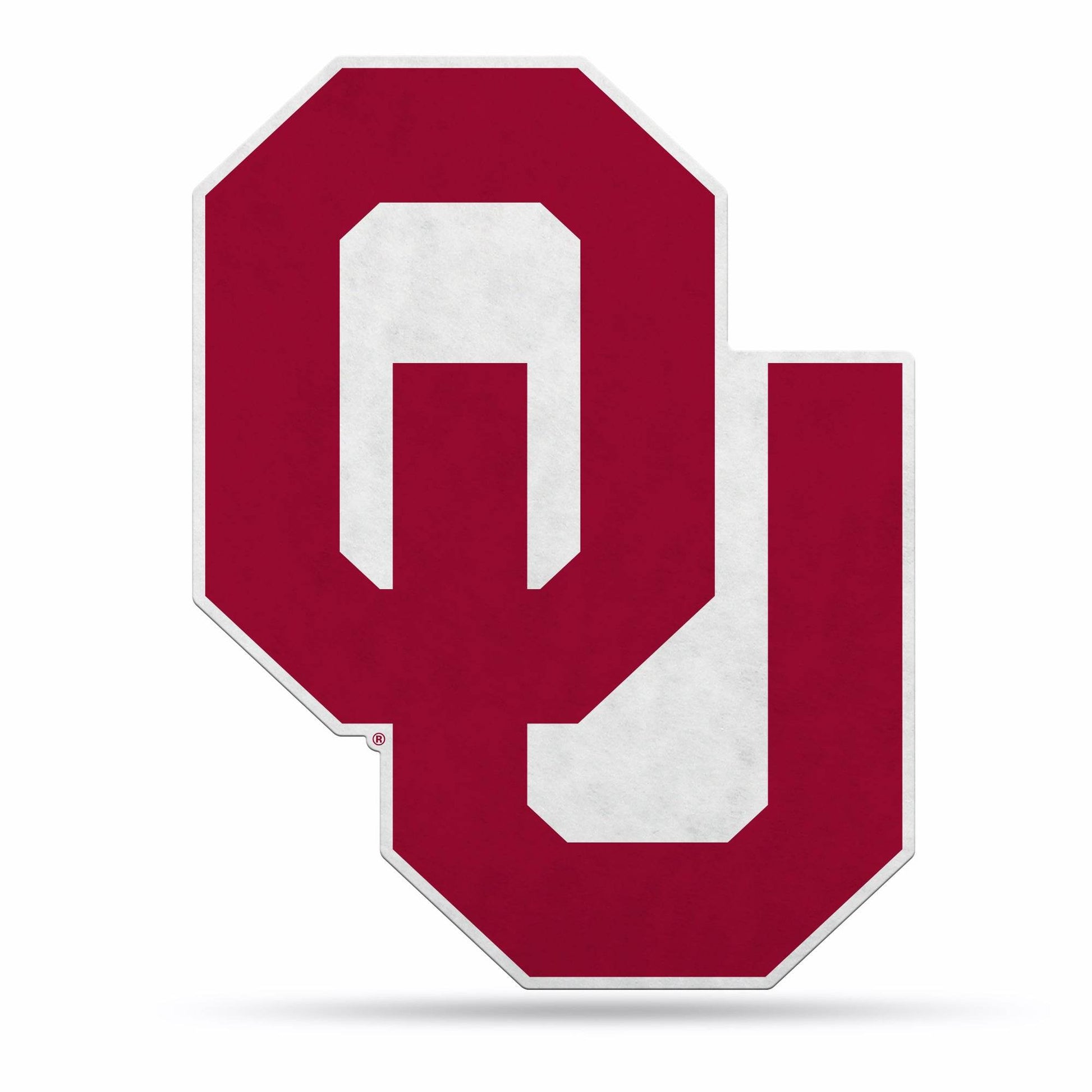 Oklahoma Sooners Pennant Shape Logo Felt Premium Decor Gift - ToylandEU