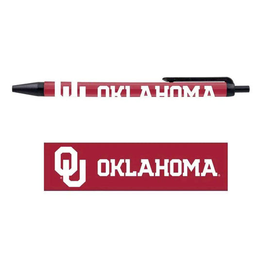  Oklahoma Sooners Pens 5 Pack Black Ink Wincraft Official -  ToylandEU™