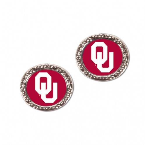 Oklahoma Sooners Post Style Earrings Officially Licensed - ToylandEU