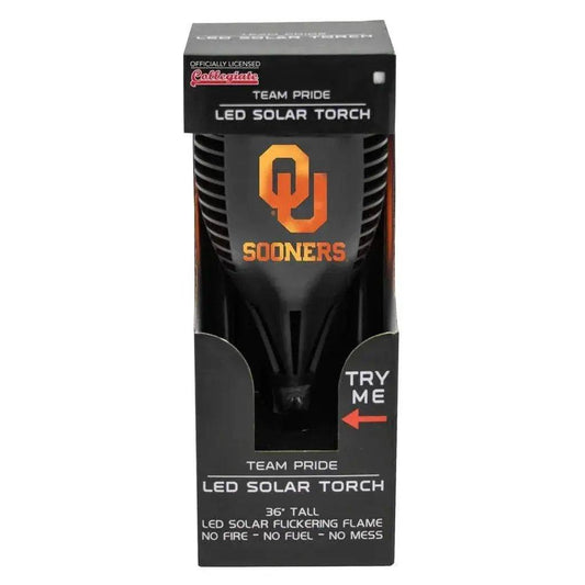 Oklahoma Sooners Solar Torch LED Outdoor Garden Light -  ToylandEU™