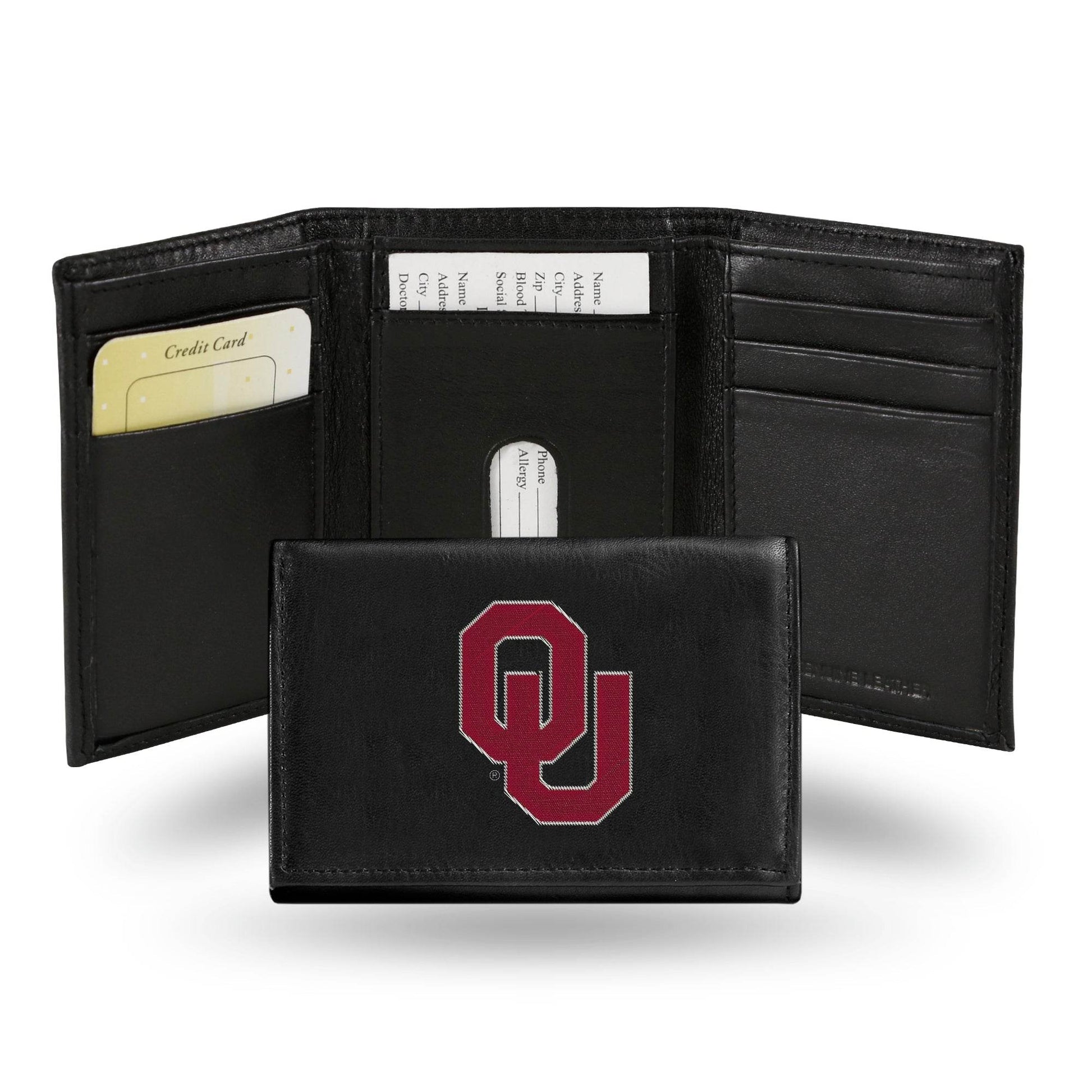 Oklahoma Sooners Wallet Trifold Embroidered Alternate - ToylandEU