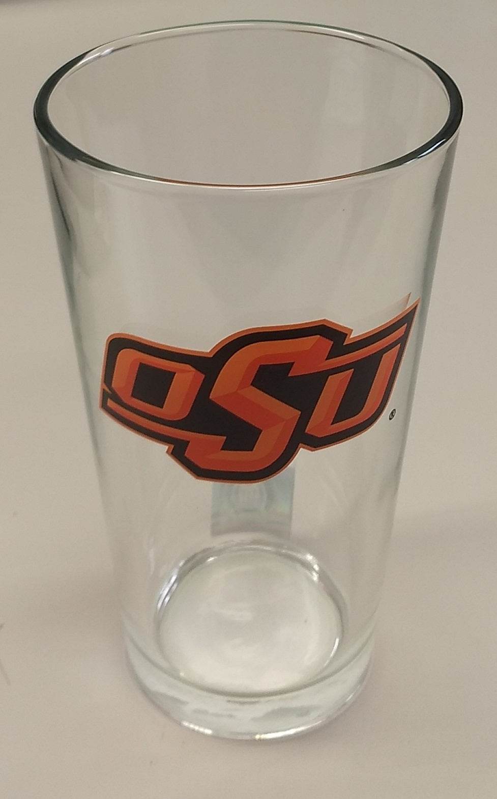 Oklahoma State Cowboys 16oz Glass Pint 3 Color Logo - ToylandEU