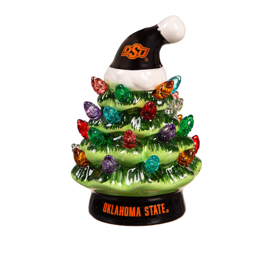Oklahoma State Cowboys 4 Inch LED Christmas Tree Tabletop - ToylandEU