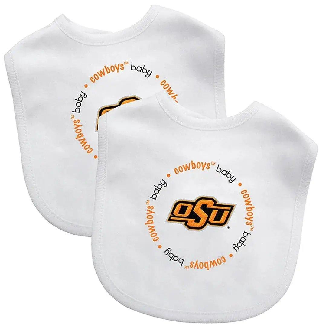  Oklahoma State Cowboys Baby Bib 2 Pack Officially Licensed -  ToylandEU™